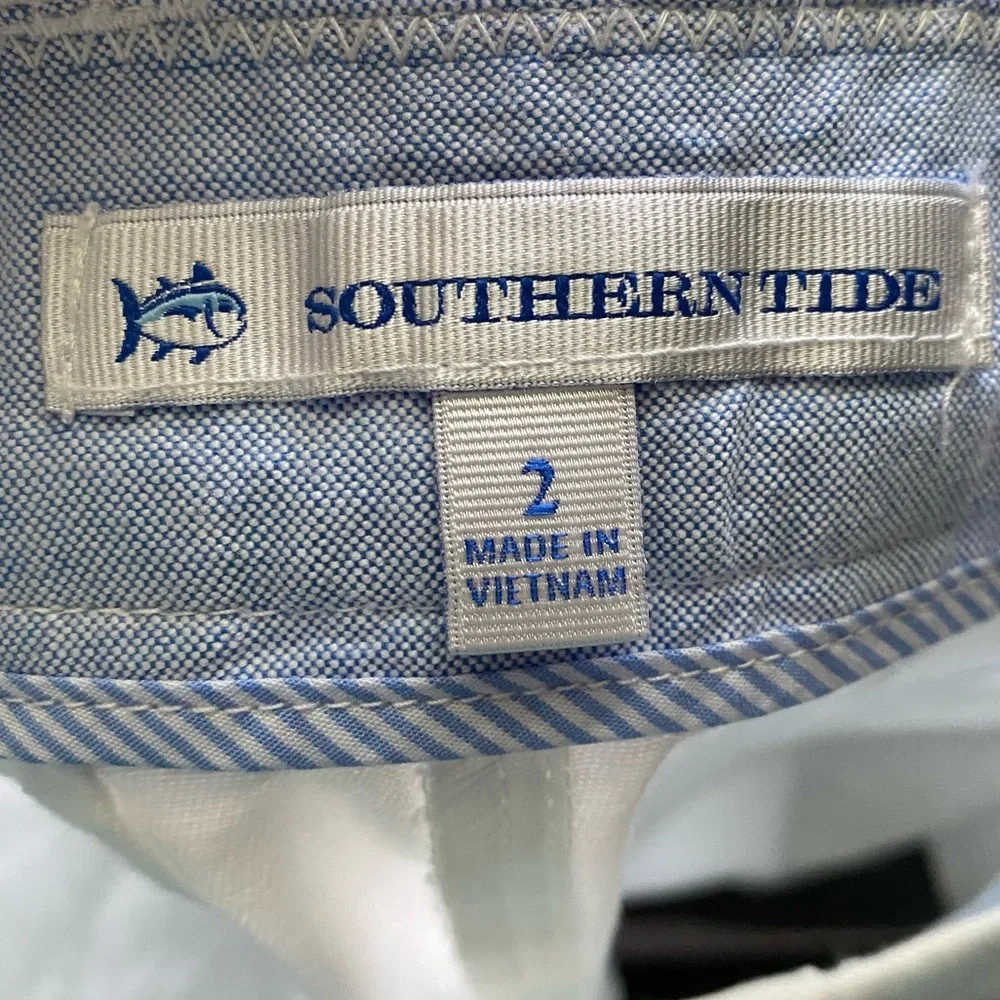 Southern Tide White 3” Chino Shorts 2 NWT - Picture 4 of 4